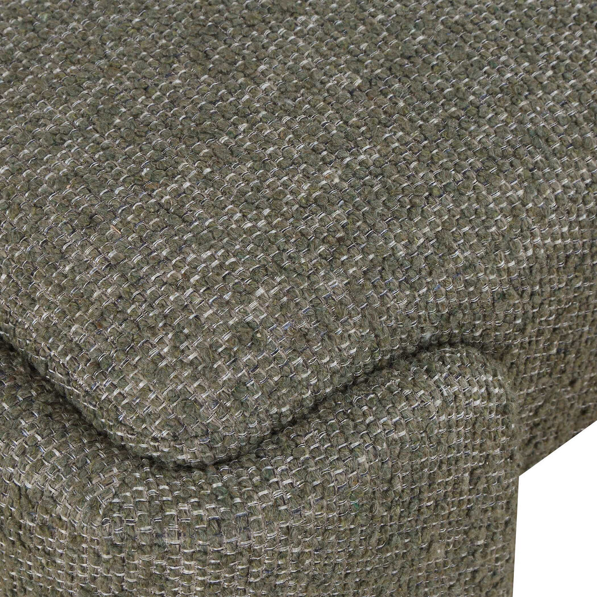 Angus Boucle Small Bench - Dark Green by Uttermost - View 6