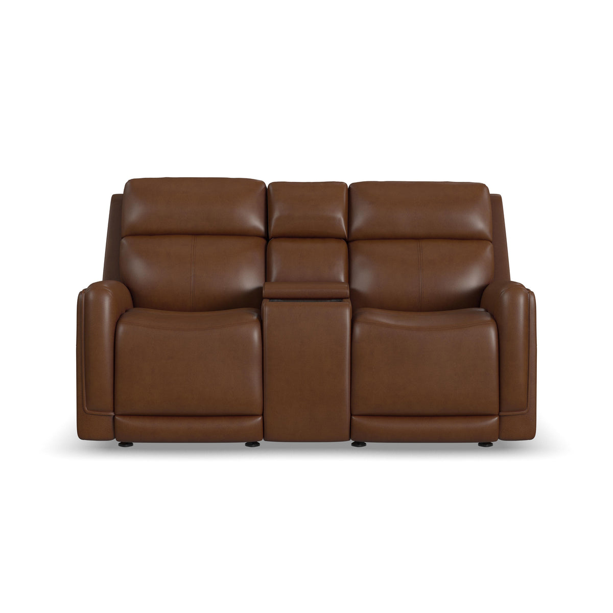 Alister Power Gliding Loveseat With Console, Power Headrests & Lumbar - Sedona | Flexsteel