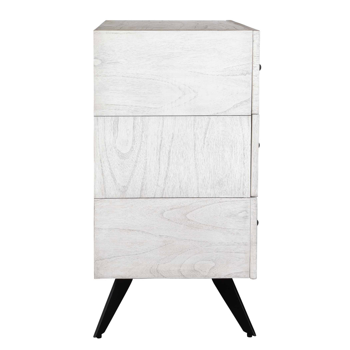 Vivi 3 Drawer Chest - White by Uttermost - View 5