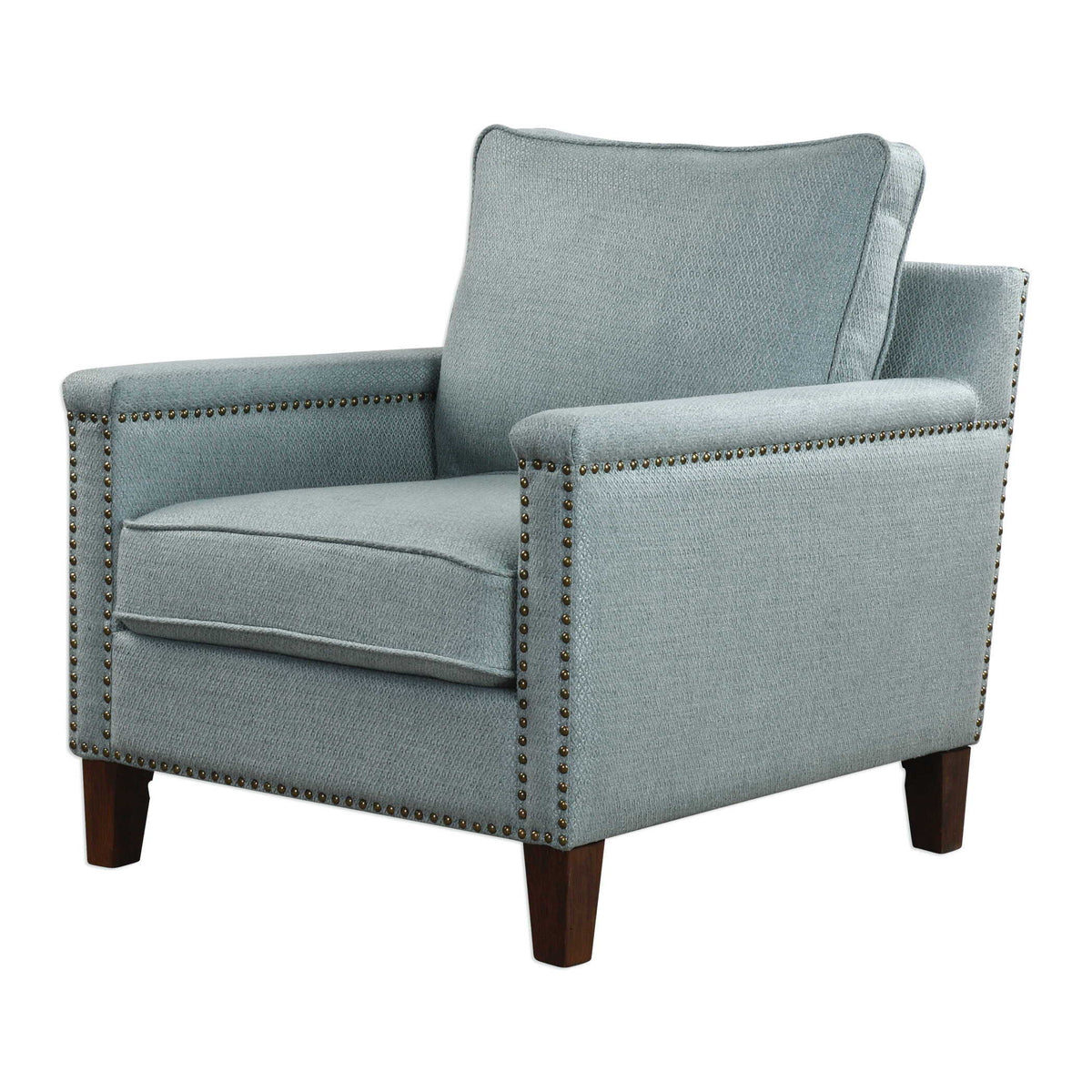 Charlotta Accent Chair Sea Mist - Light Blue by Uttermost - View 3