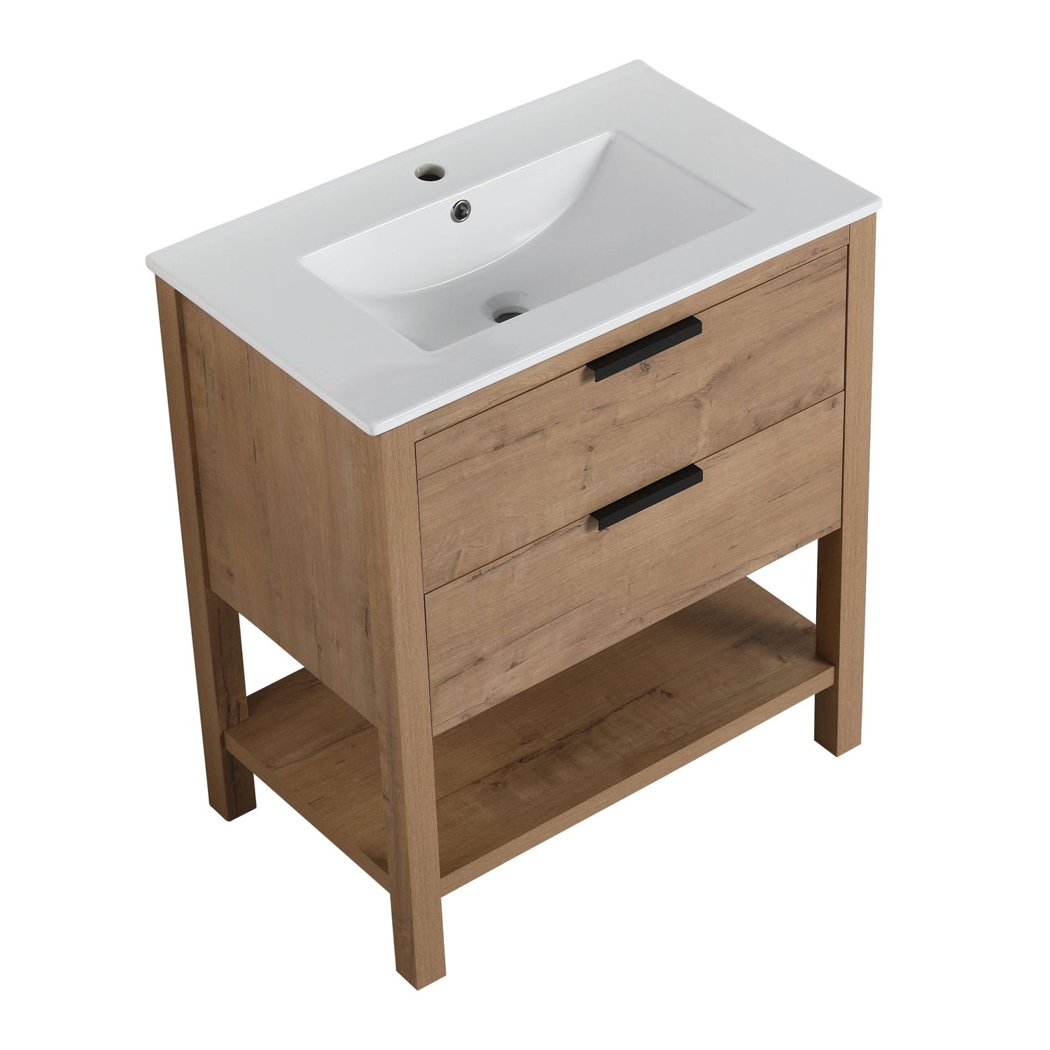 30 Inch Bathroom Vanity Plywood With 2 Drawers | Home Elegance USA