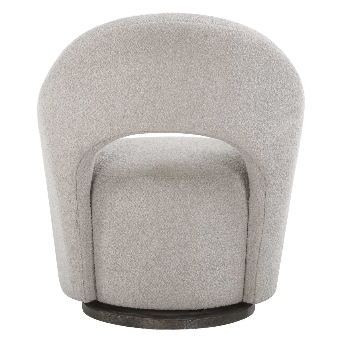 Wander Fabric Swivel Chair - Gray by Uttermost - View 7