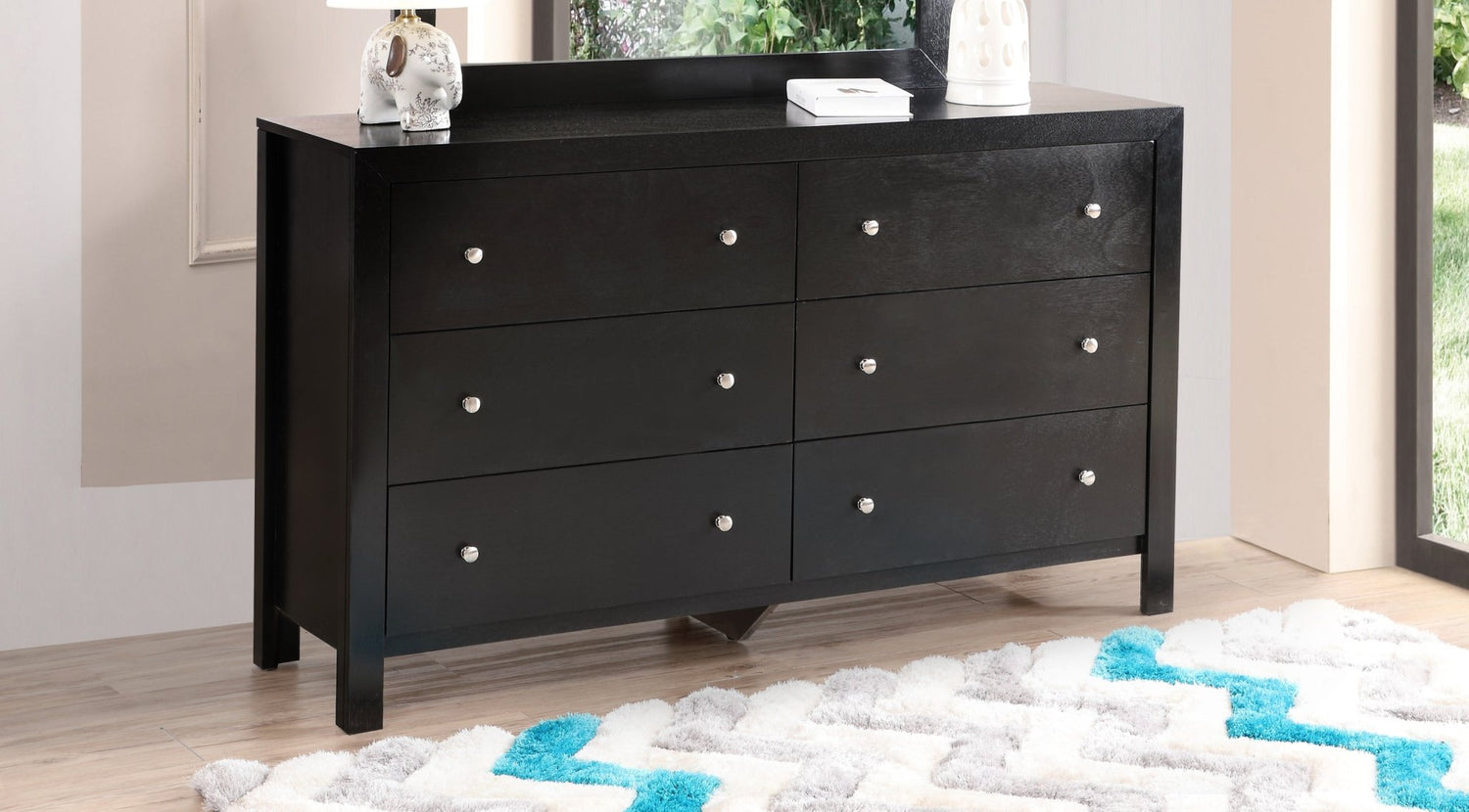 Burlington G2450 - D Dresser , Black | Home Elegance USA