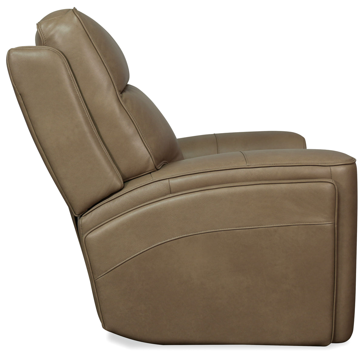 Riverton Power Gliding Recliner With Power Headrest And Lumbar - Light Brown by Hooker Furniture - View 9