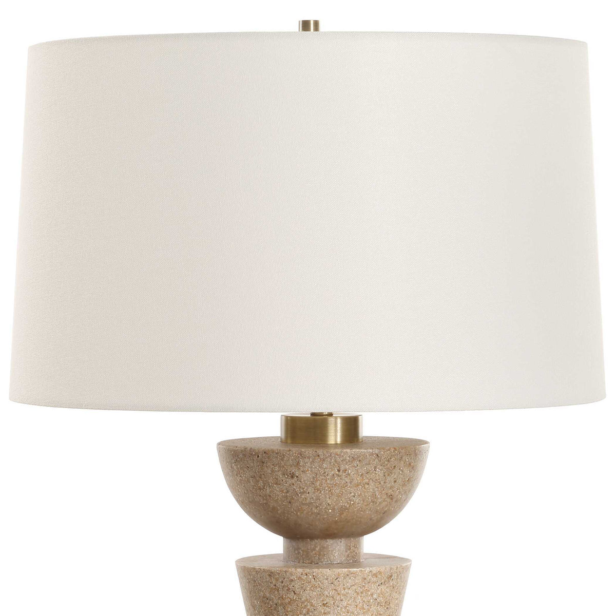 Cullum Geometric Table Lamp - Light Brown by Uttermost - View 5
