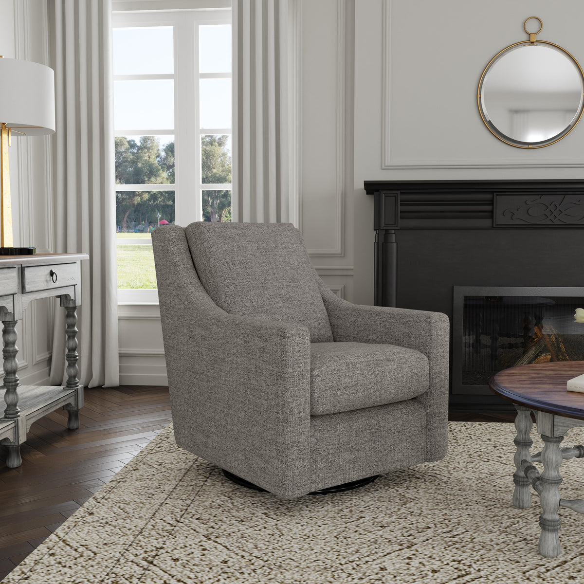 Murph Fabric Swivel Glider Chair | Flexsteel