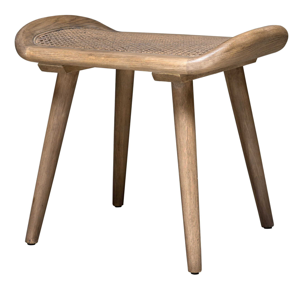 Arne Scandinavian Small Bench - Light Brown by Uttermost - View 3