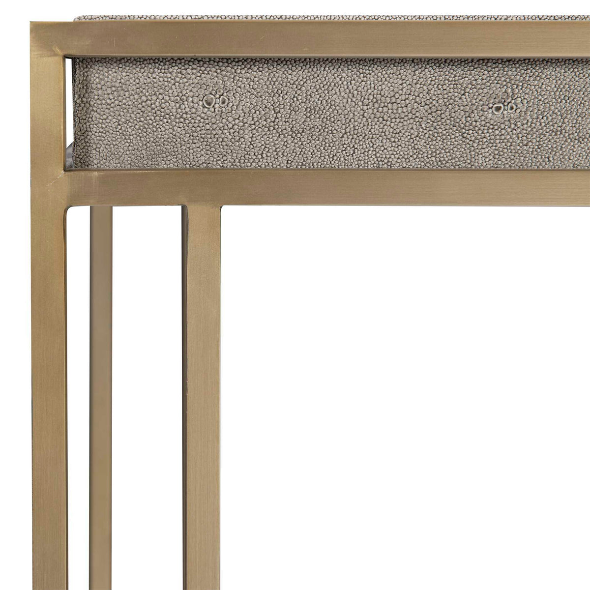 Cardew Modern Console Table Silver & Gold - Silver / Gold by Uttermost - View 5