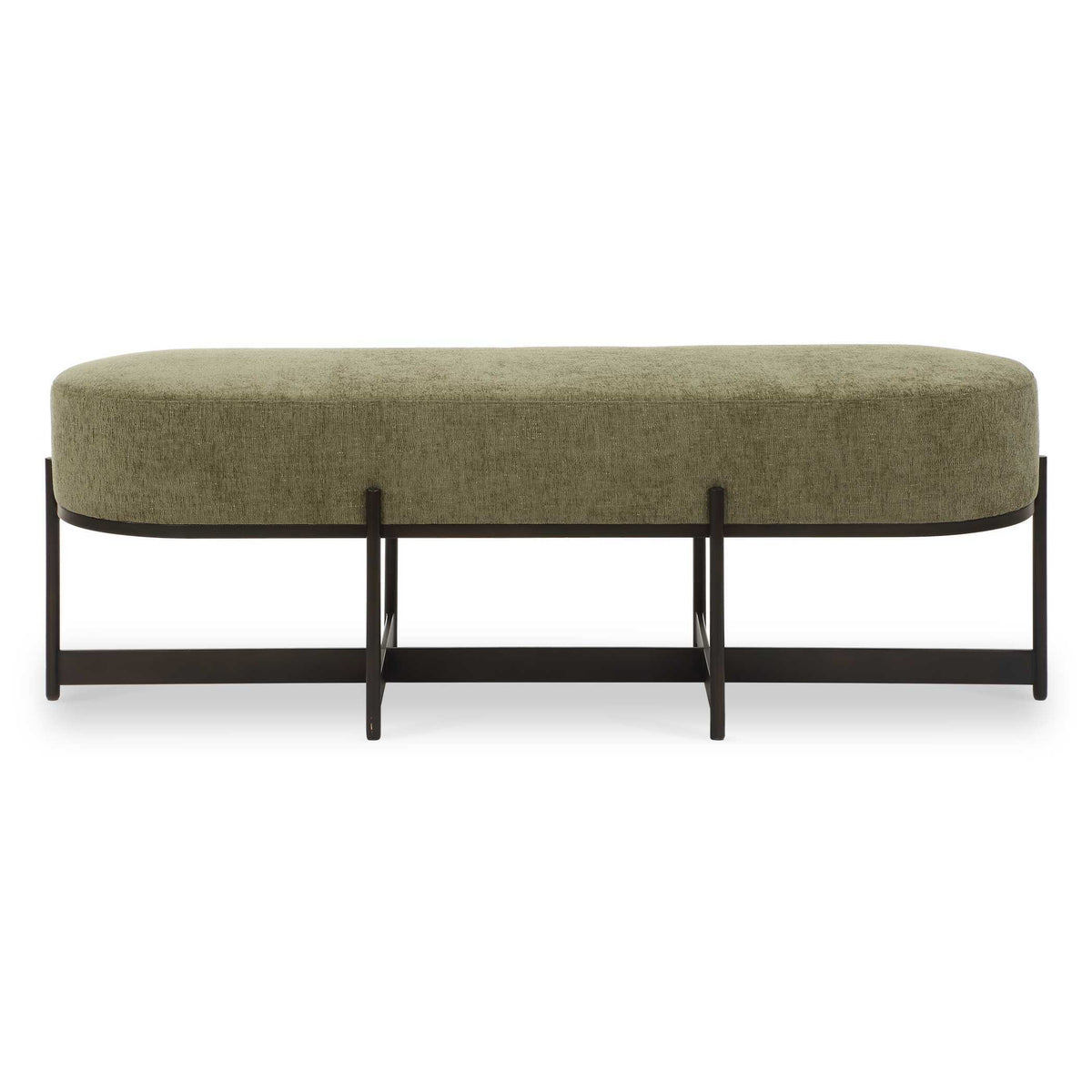 Merino Fabric Bench Moss - Green by Uttermost - View 1
