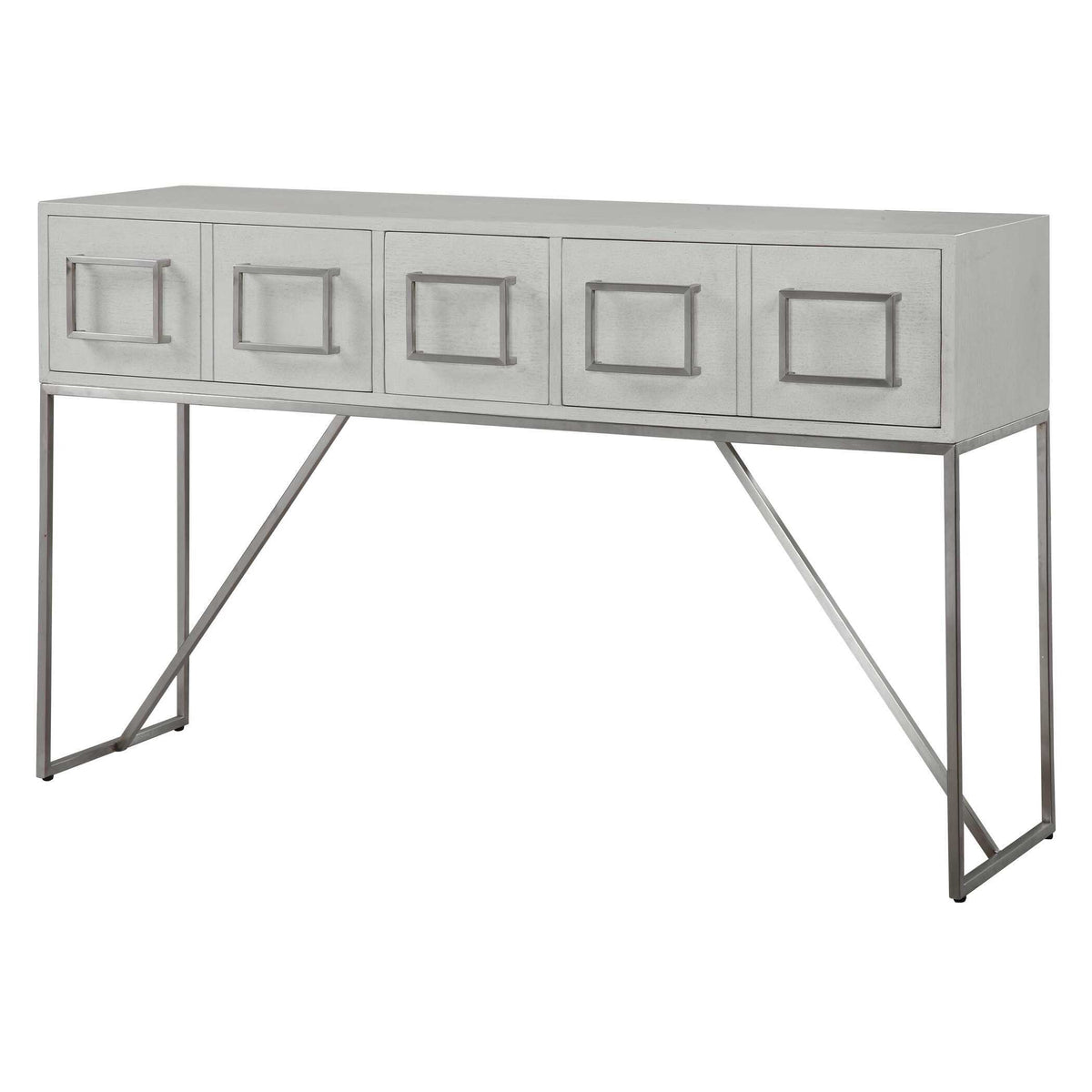 Abaya Console Table - White by Uttermost - View 3