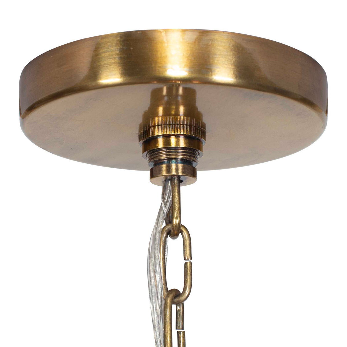 Water Hyacinth 4 Light Woven Pendant - Light Brown by Uttermost - View 10