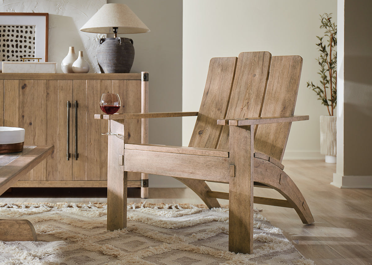 Vineyard Row Accent Chair Beige - Light Brown / White by Hooker Furniture - View 3