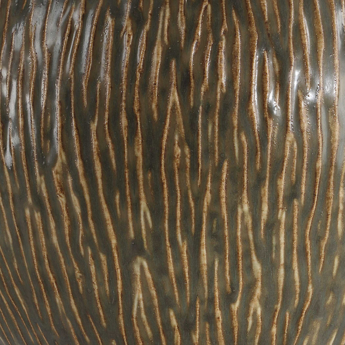Rya Ceramic Table Lamp - Dark Brown by Uttermost - View 7