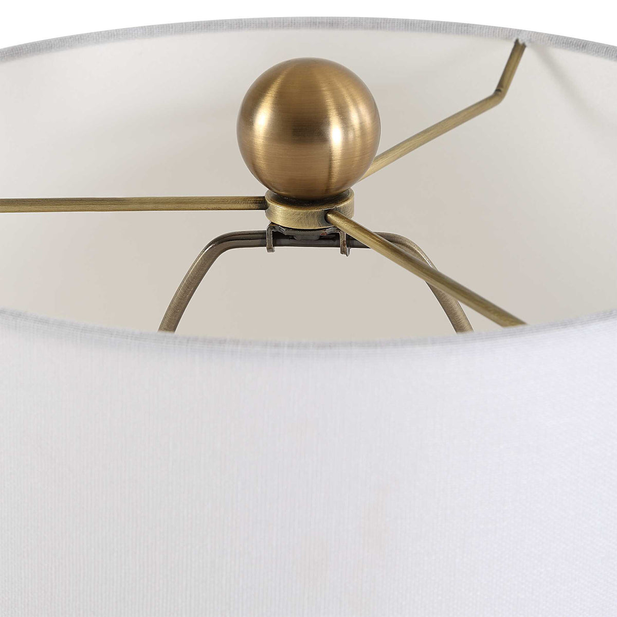 Sienna Glass Buffet Lamp Caramel - Light Brown by Uttermost - View 6