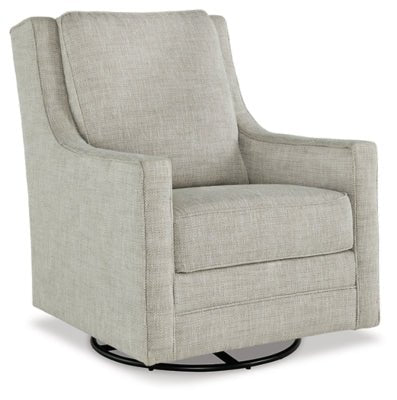 Ashley Fog Kambria Swivel Glider Accent Chair | Home Elegance USA