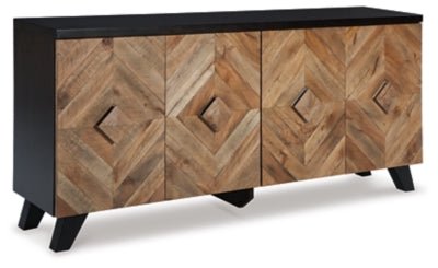 Ashley Two - tone Brown Robin Ridge Accent Cabinet | Home Elegance USA