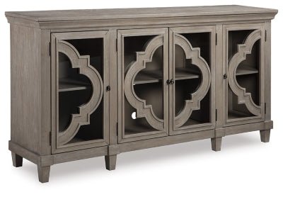 Ashley Gray Fossil Ridge Accent Cabinet | Home Elegance USA