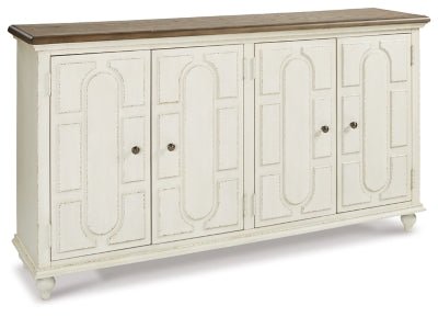 Ashley Antique White Roranville Accent Cabinet | Home Elegance USA