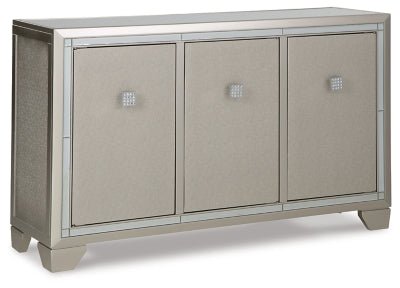 Ashley Champagne Chaseton Accent Cabinet | Home Elegance USA