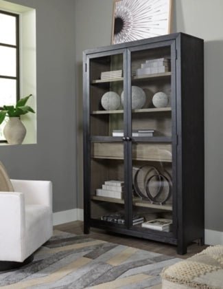 Ashley Black/Gray Lenston Accent Cabinet | Home Elegance USA