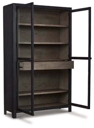 Ashley Black/Gray Lenston Accent Cabinet | Home Elegance USA