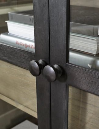 Ashley Black/Gray Lenston Accent Cabinet | Home Elegance USA