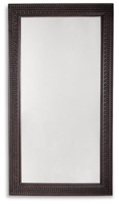 Ashley Dark Brown Balintmore Floor Mirror | Home Elegance USA