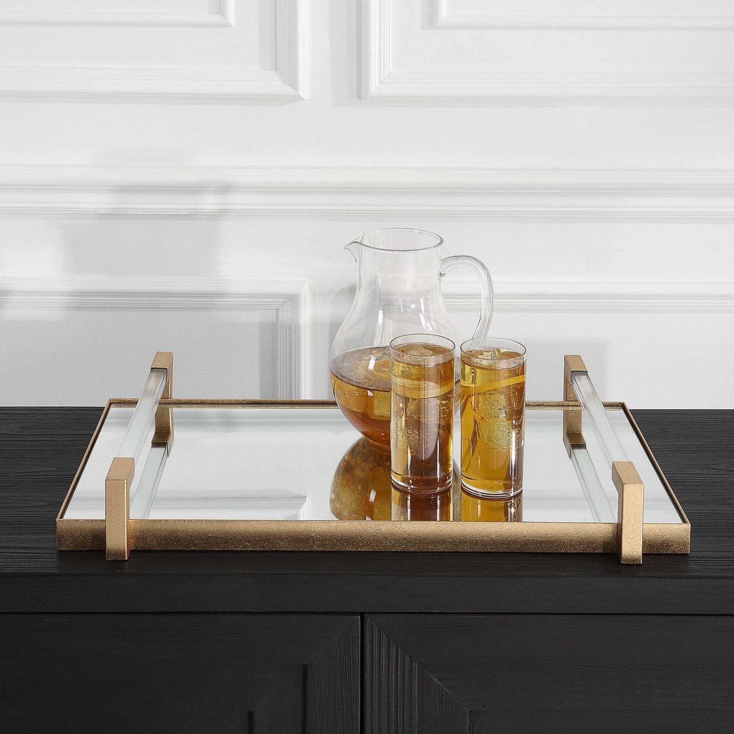 Deki Mirrored Tray | Uttermost | Home Elegance USA