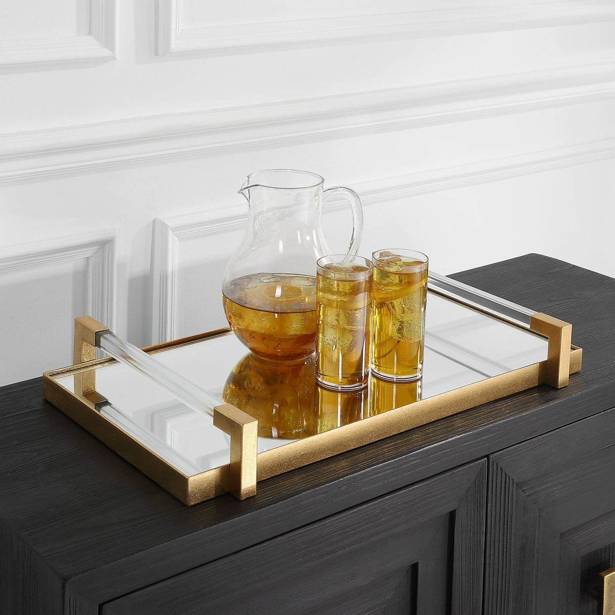 Deki Mirrored Tray | Uttermost | Home Elegance USA