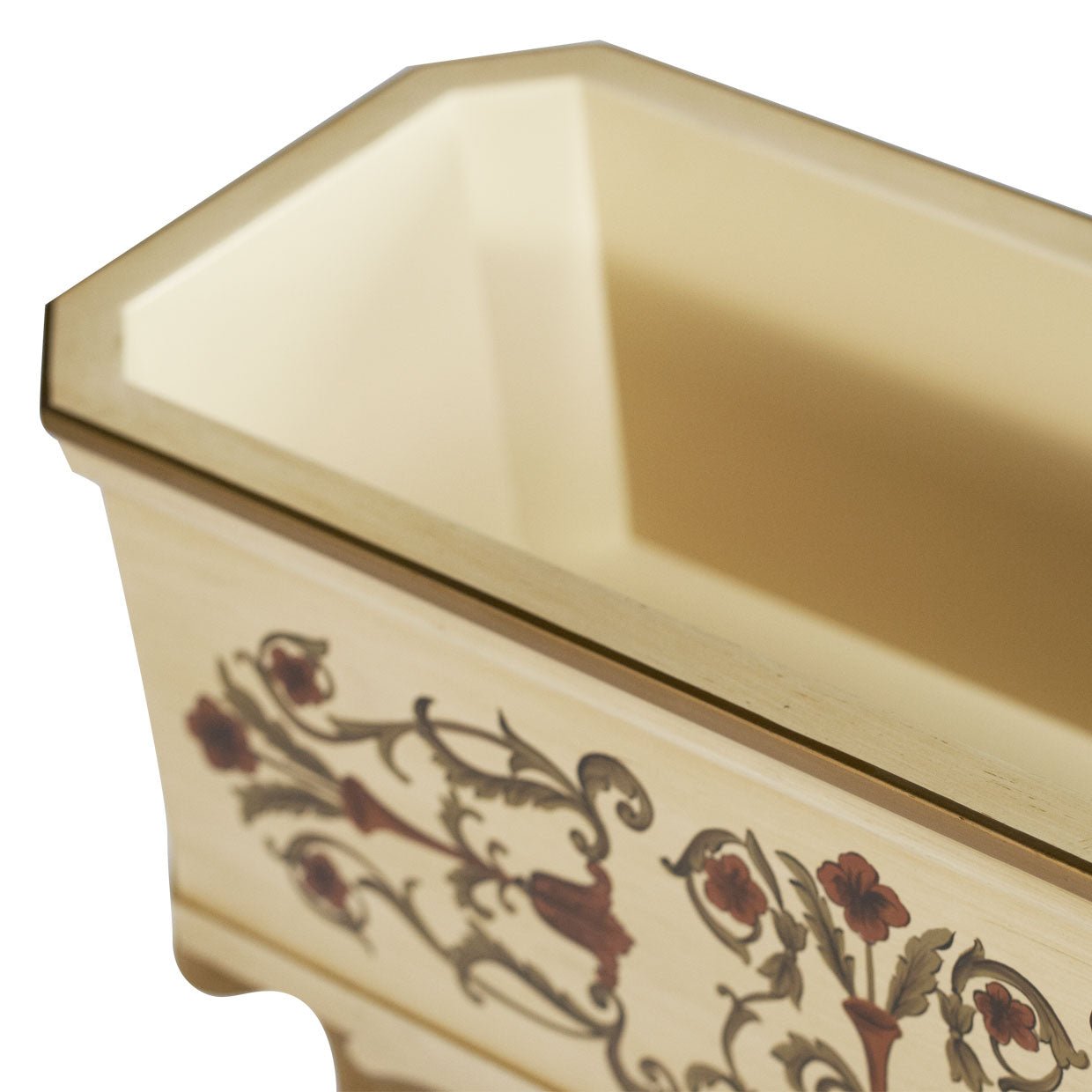 Discoveries Accent Table With White Planter - Acf - Act - Cltw - 109 | Aico | Home Elegance USA