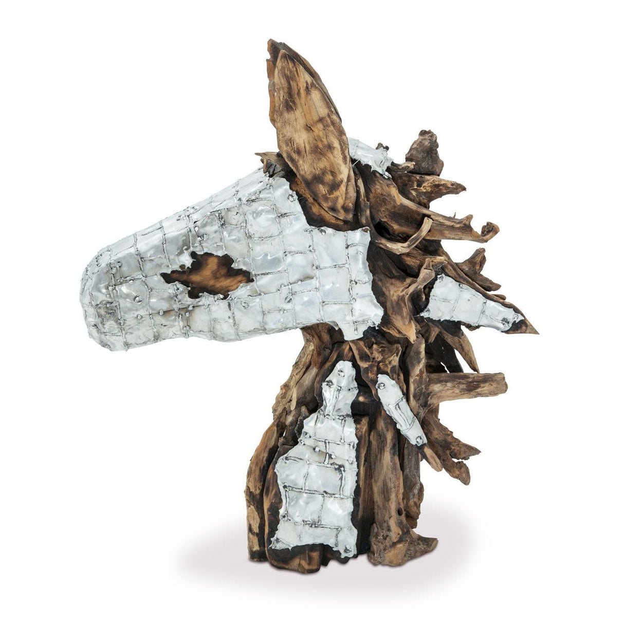 Discoveries Horse Head W - Hand Applied Metal Accents - Acf - Arf - Hrshd - 001 | Aico | Home Elegance USA