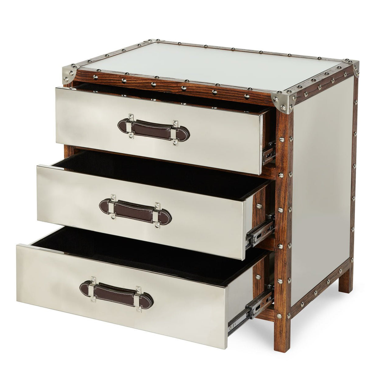 Discoveries Trunk 3 - Drawer Chest - Acf - Tnk - Chst3 - 04 | Aico | Home Elegance USA