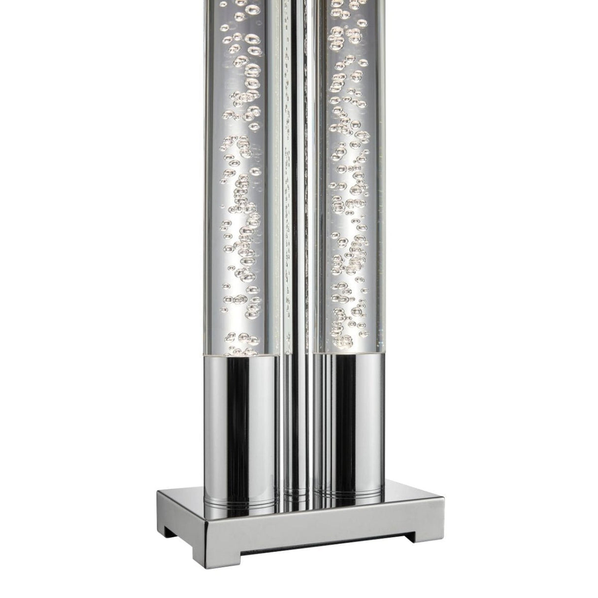 Acrylic Table Lamp // Chrome | Finesse | Home Elegance USA