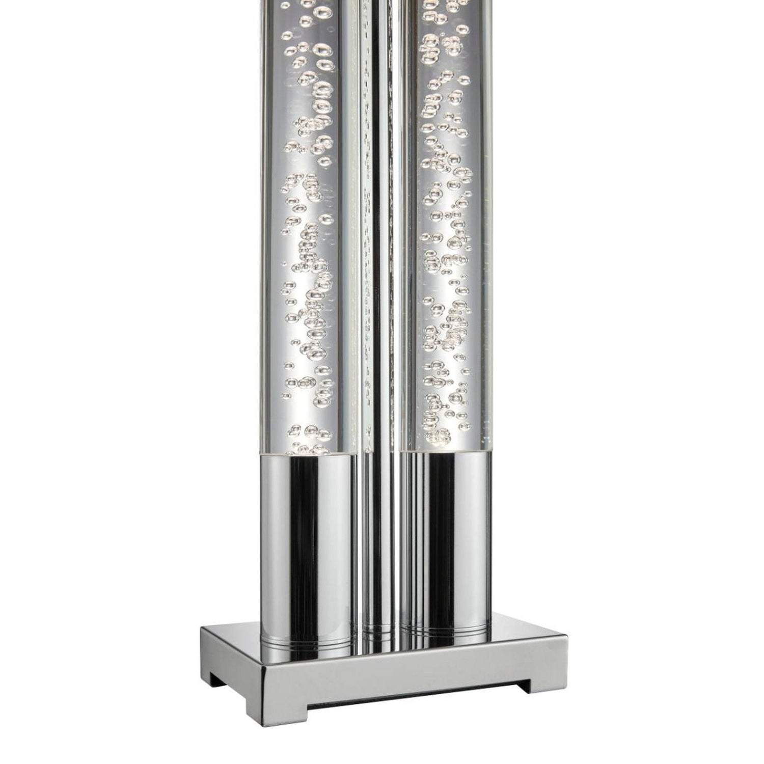 Acrylic Table Lamp // Chrome | Finesse | Home Elegance USA