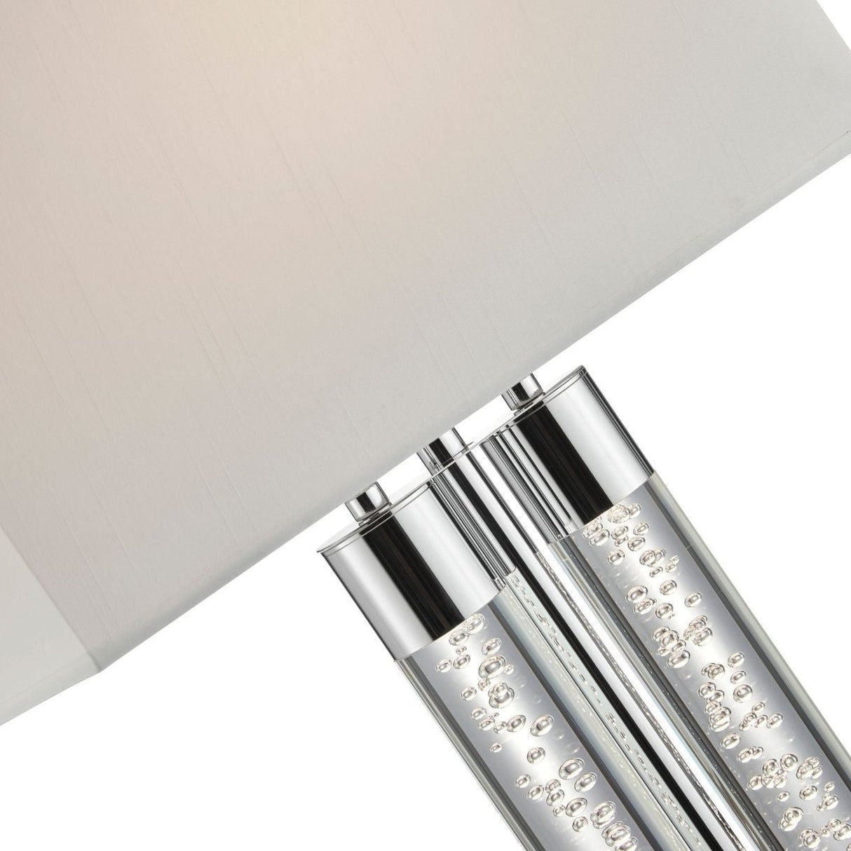 Acrylic Table Lamp // Chrome | Finesse | Home Elegance USA
