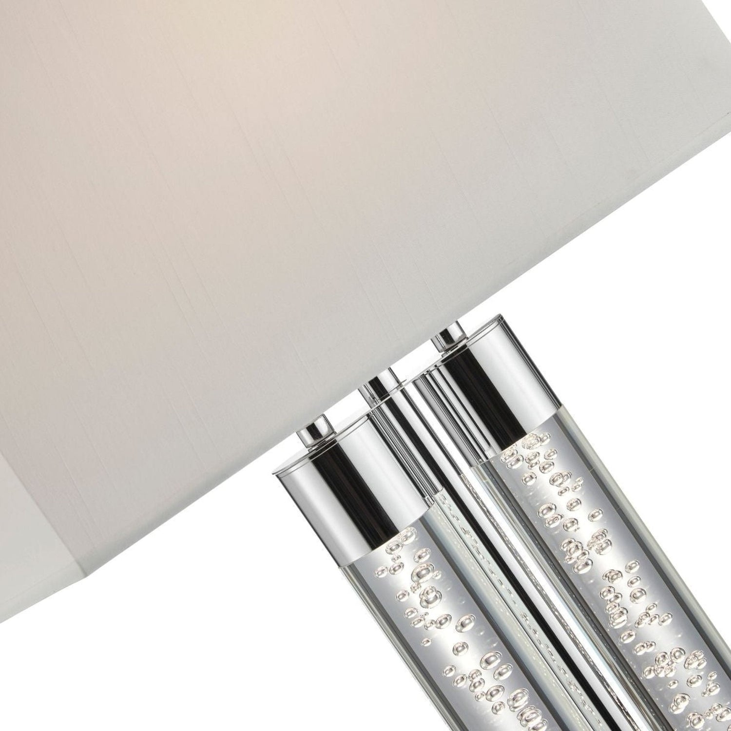Acrylic Table Lamp // Chrome | Finesse | Home Elegance USA
