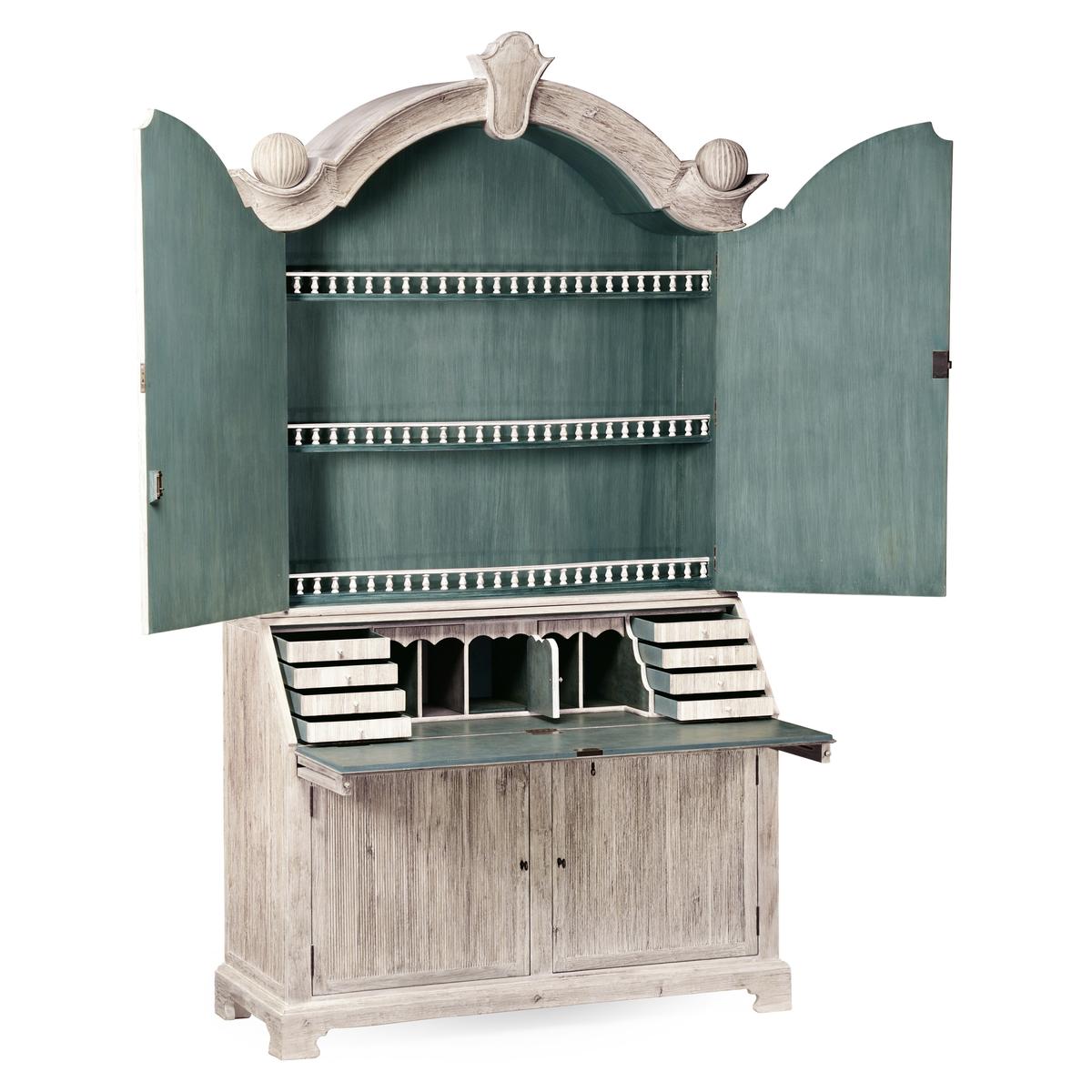 Alnwick Bureau in Washed Acacia Finish | Jonathan Charles Fine Furniture