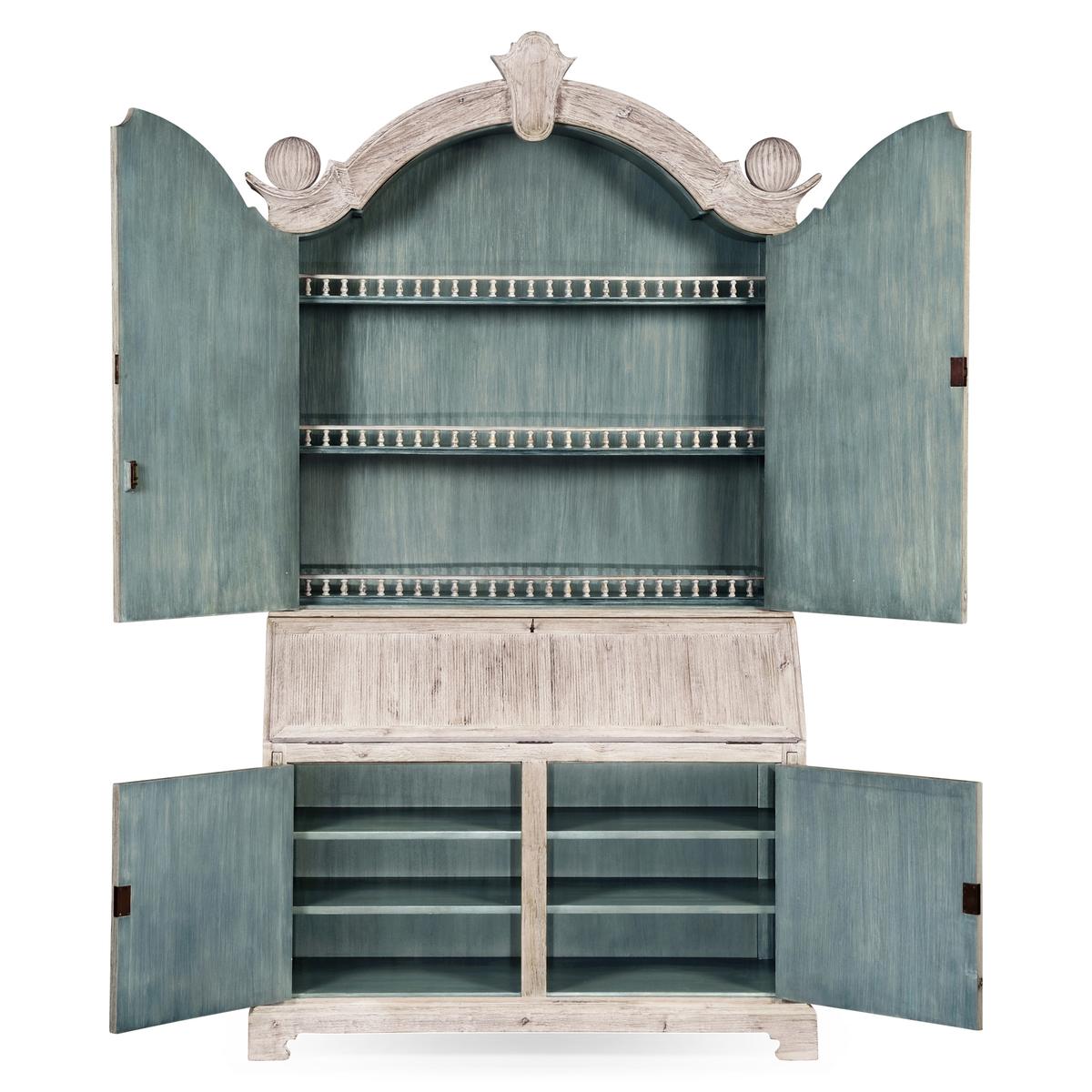 Alnwick Bureau in Washed Acacia Finish | Jonathan Charles Fine Furniture