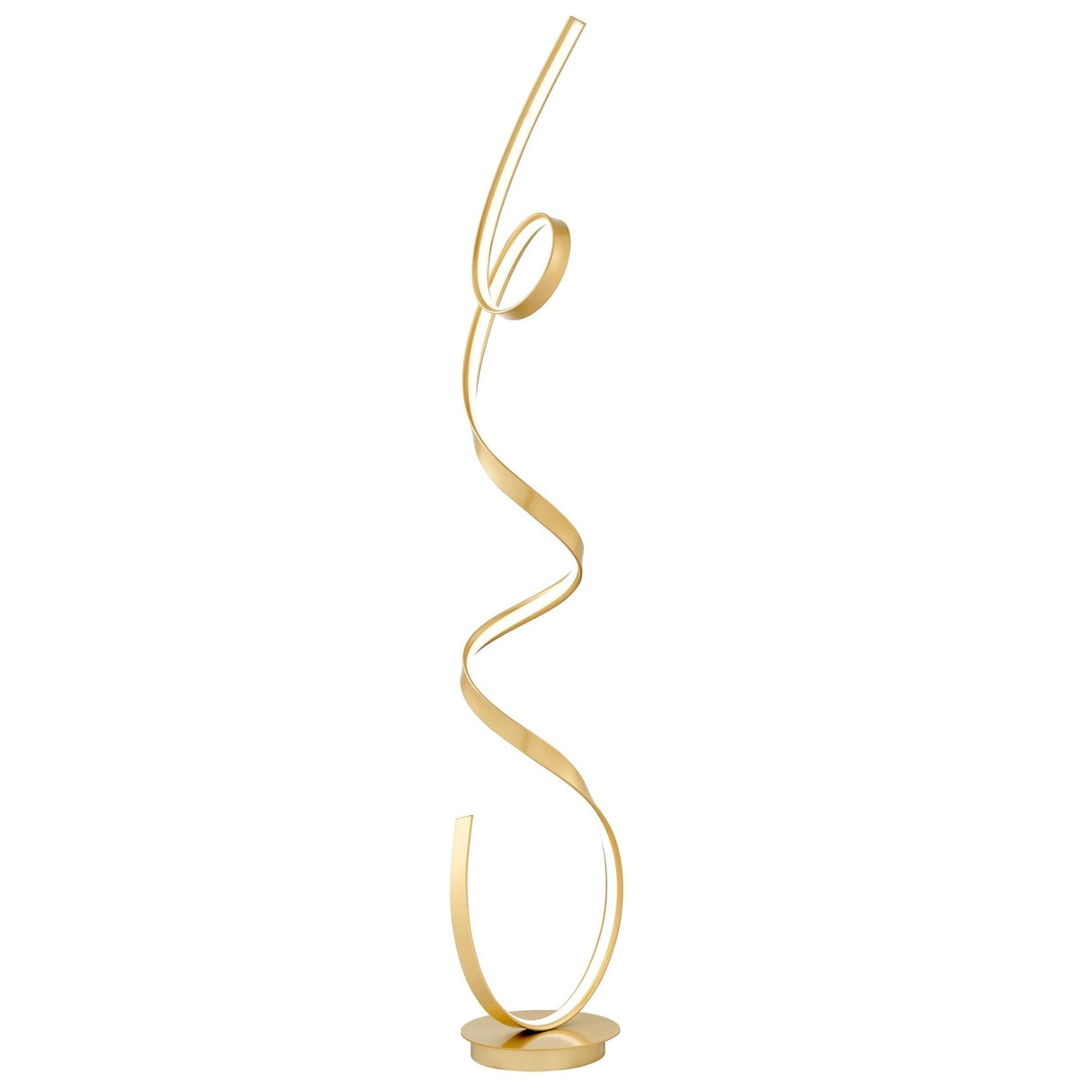 Amsterdam Led Sandy Gold 63" Floor Lamp // Dimmable | Finesse | Home Elegance USA