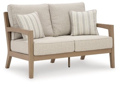 Ashley Driftwood Hallow Creek Loveseat w/Cushion | Home Elegance USA