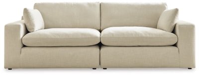 Ashley Linen Elyza 10006S1 2 - Piece Sectional Loveseat - Chenille | Home Elegance USA