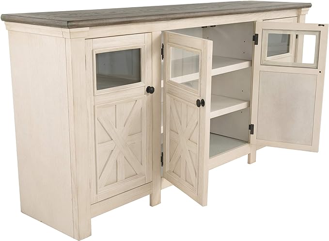 Extra Large TV Stand Gray Bolanburg W647-60 - Ashley - Home Elegance USA