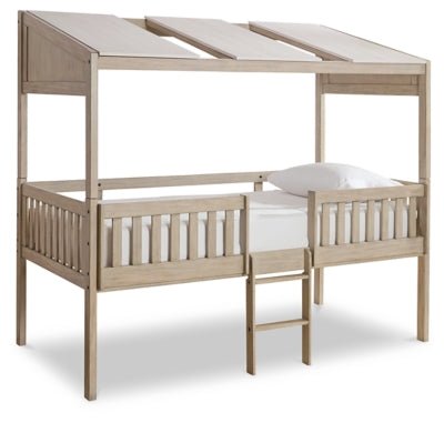 Ashley Two - tone Wrenalyn B081B3 Twin Loft Bed | Home Elegance USA