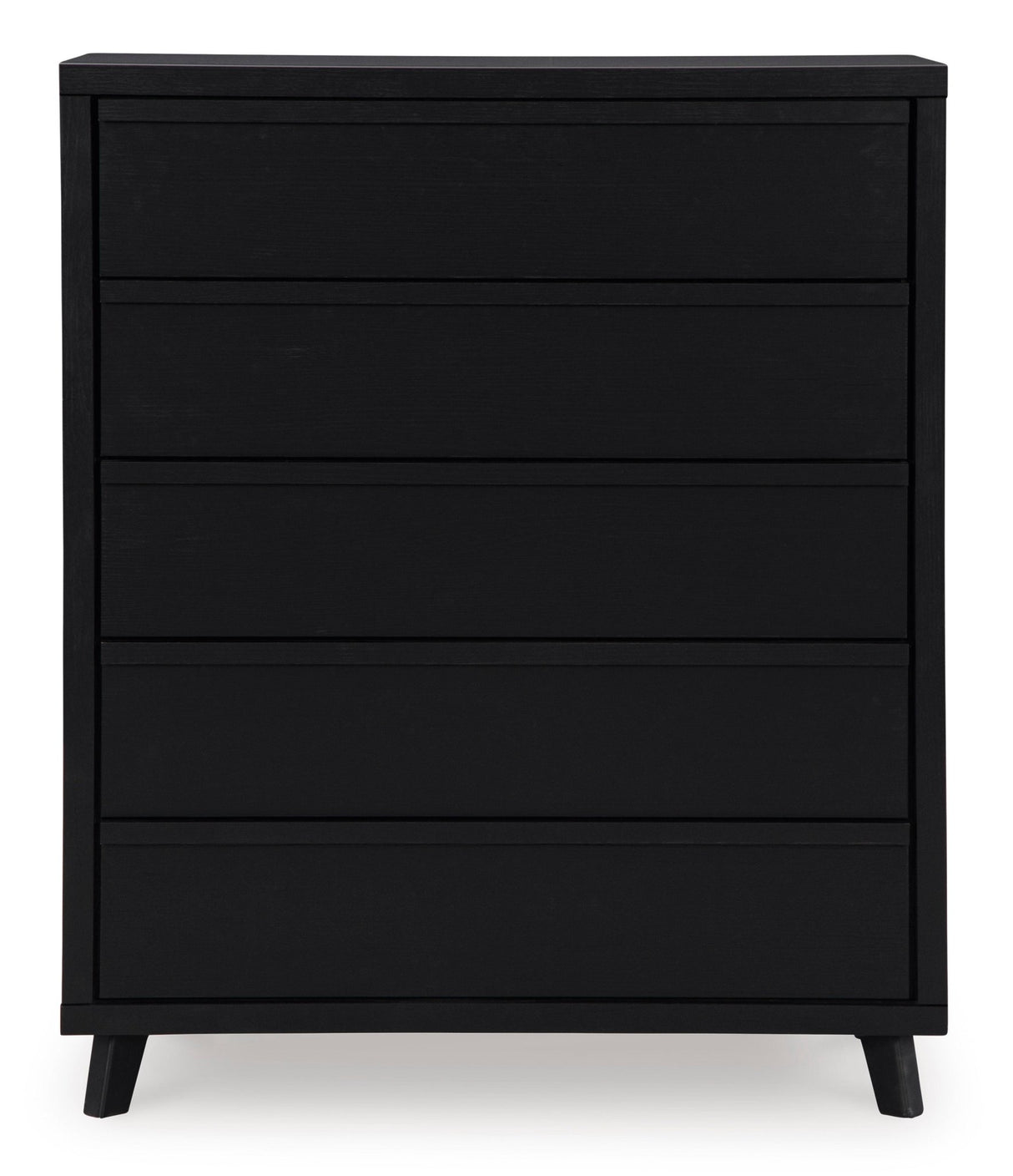 Ashley Black Danziar Five Drawer Wide Chest | Home Elegance USA