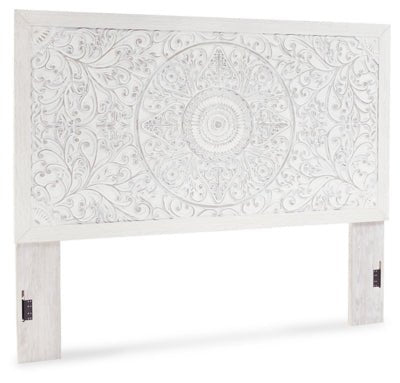 Ashley Whitewash Paxberry King Panel Headboard | Home Elegance USA