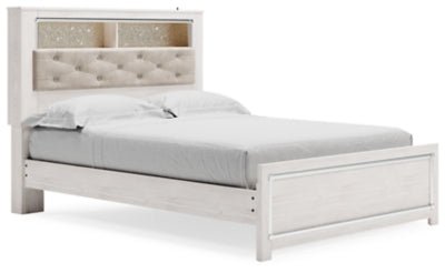 Ashley White Altyra B2640B20 Queen Panel Bookcase Bed | Home Elegance USA