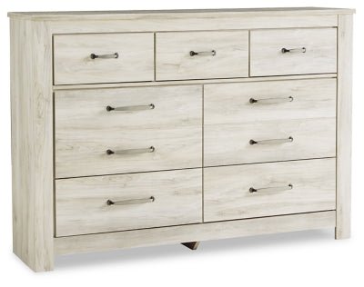 Ashley Whitewash Bellaby Seven Drawer Dresser | Home Elegance USA
