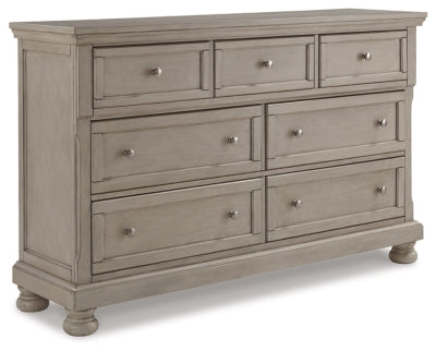 Ashley Light Gray Lettner Dresser - Home Elegance USA
