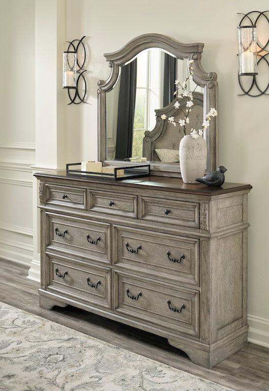 Ashley Antique Gray/Brown Lodenbay Dresser