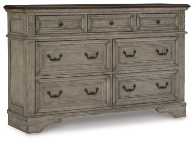 Ashley Antique Gray/Brown Lodenbay Dresser | Home Elegance USA